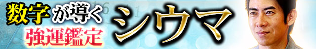 シウマが導く◆数字のチカラで運命が変わる！【TV大反響の強運鑑定】