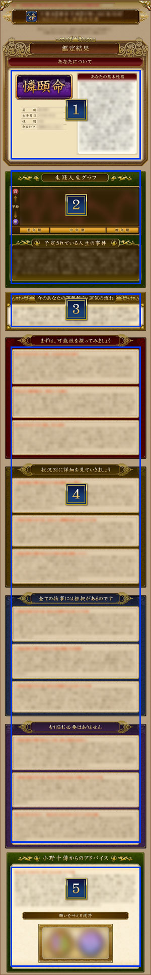 一人用結果サンプル